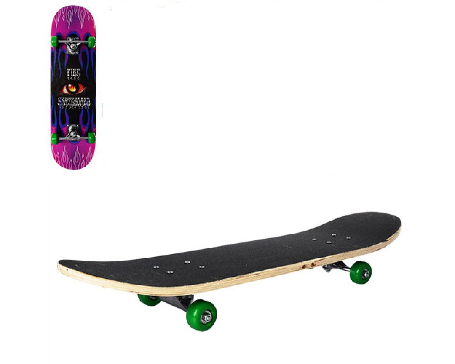 Скейтборд Profi MS 0322-2 Малиновый