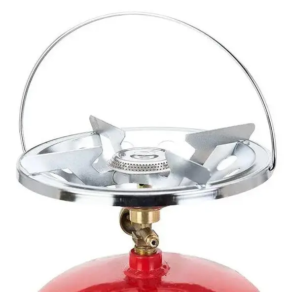 Туристичний газовий балон із пальником 5 л Червоний - фото 4 Туристичний газовий балон із пальником 5 л Червоний - фото 4