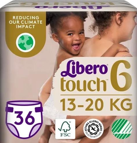 Подгузники Libero Touch 6 13-20 кг 36 шт. (ДП-006)