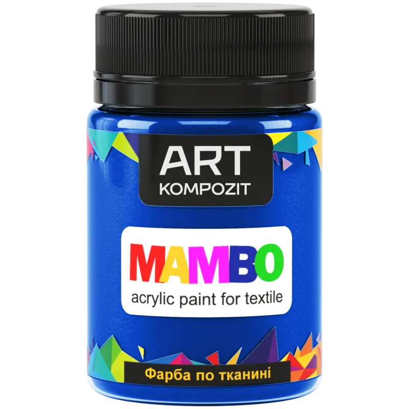 Краска по ткани ART Kompozit MAMBO 50 мл 19 Кобальт Синий (746824) Краска по ткани ART Kompozit MAMBO 50 мл 19 Кобальт Синий (746824)