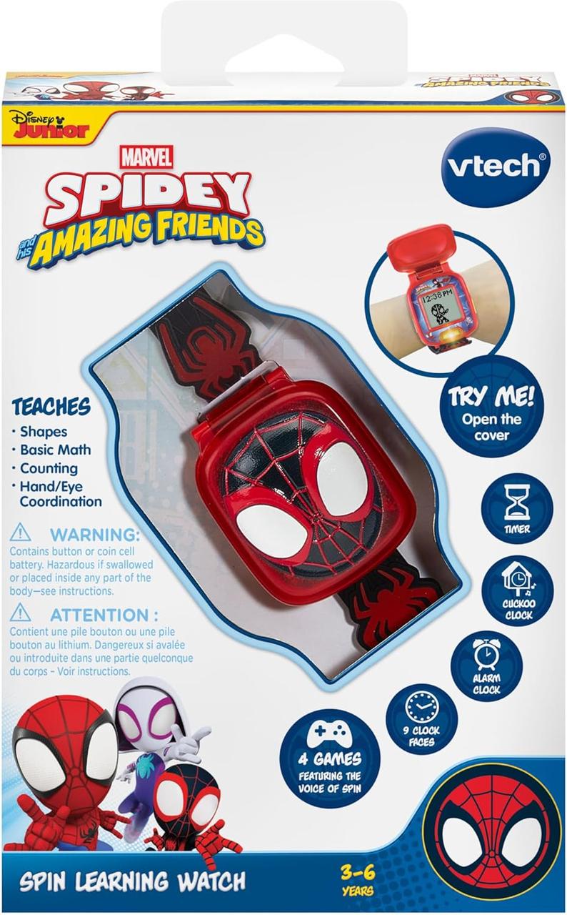 Интерактивные детские часы VTech Spidey and His Amazing Friends со Спайдерменом (80-581000)