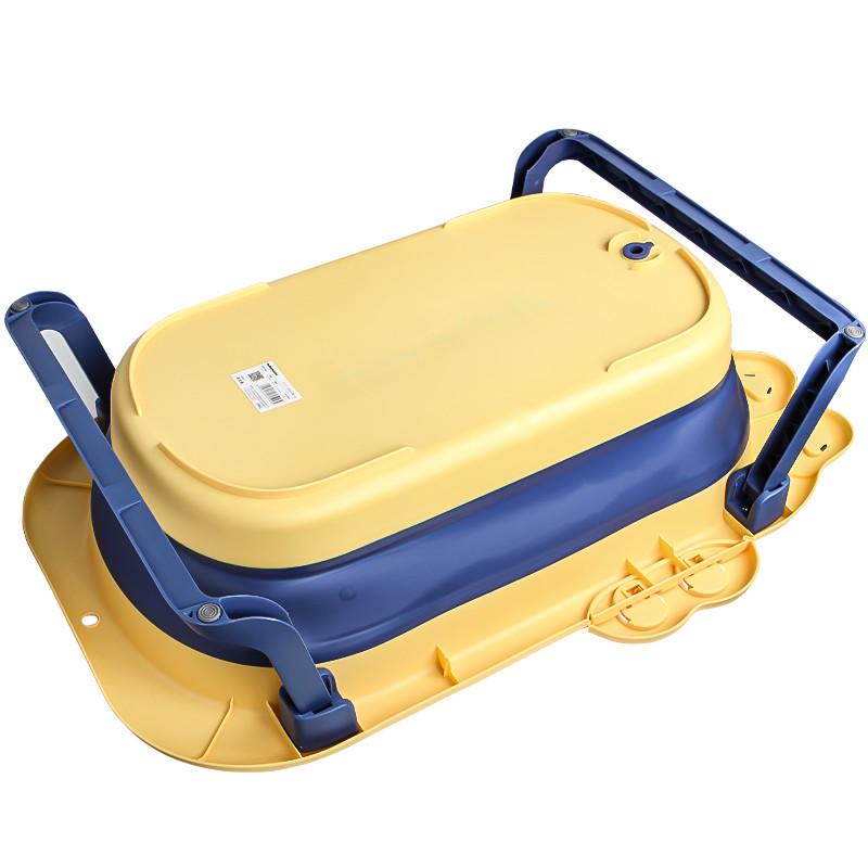 Дитяча ванночка Bestbaby BH-327 складана Blue/Yellow (1926037266) - фото 5