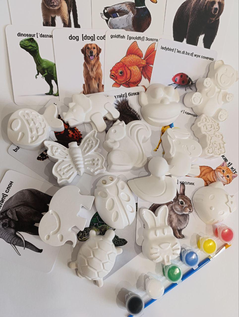 Набір гіпсових розмальовок Весело вчимо англійську (24868297) - фото 6 Набір гіпсових розмальовок Весело вчимо англійську (24868297) - фото 6