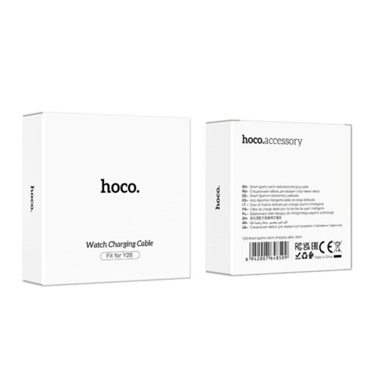 Зарядний пристрій для смарт-годинників Hoco Y28 Smart sports watch charging cable Black (6942007648509) - фото 2 Зарядний пристрій для смарт-годинників Hoco Y28 Smart sports watch charging cable Black (6942007648509) - фото 2