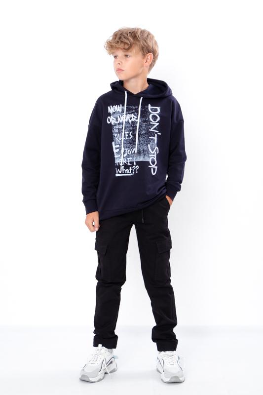 Штани для хлопчика підліткові р. 34 Чорний (10321-v4)