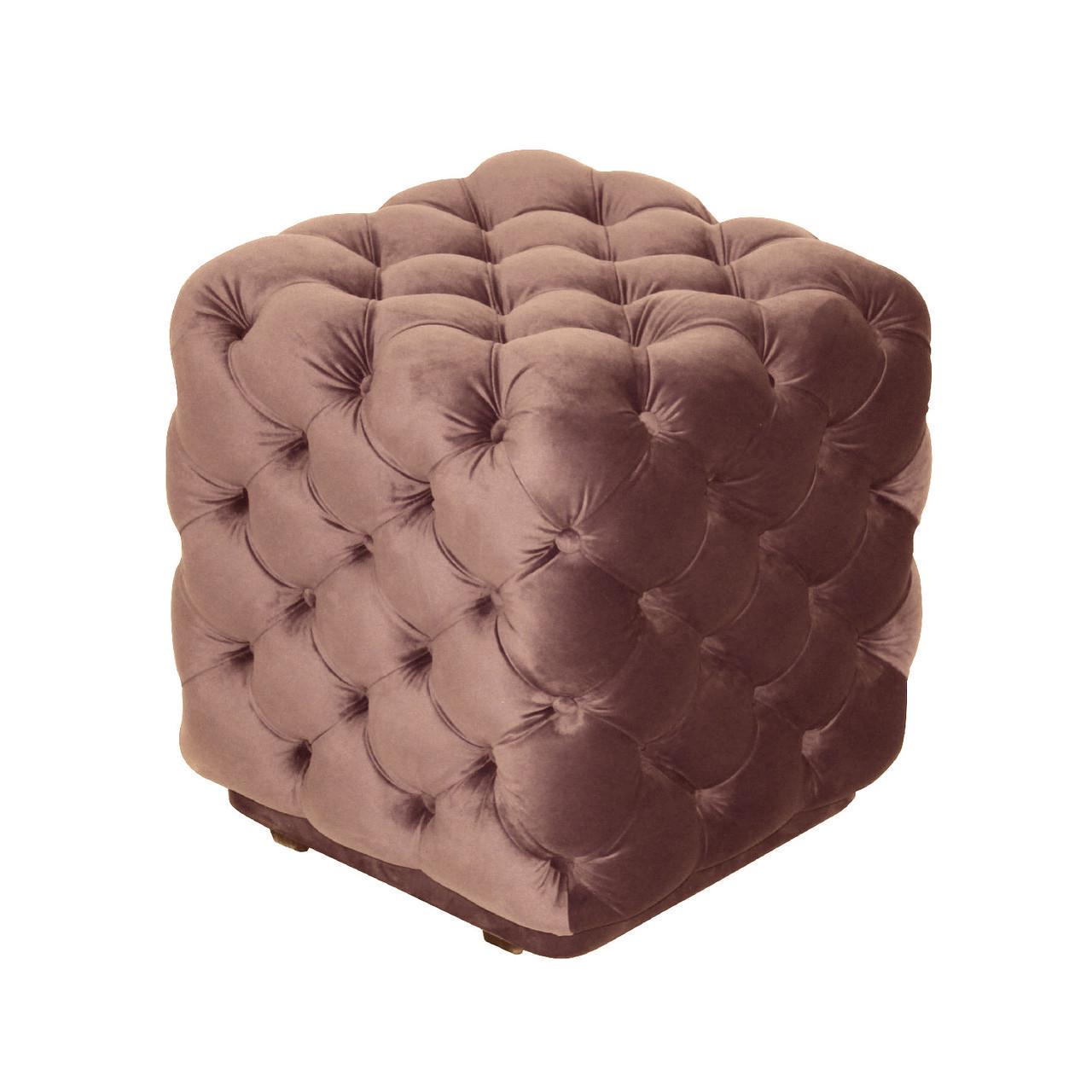 Пуф Mebelle Cubic велюр 45x45x45 см Рожевий (0181) - фото 4 Пуф Mebelle Cubic велюр 45x45x45 см Рожевий (0181) - фото 4