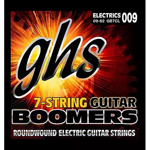 Струны для электрогитары GHS Boomers GB7CL 9-62 7-string (1122)