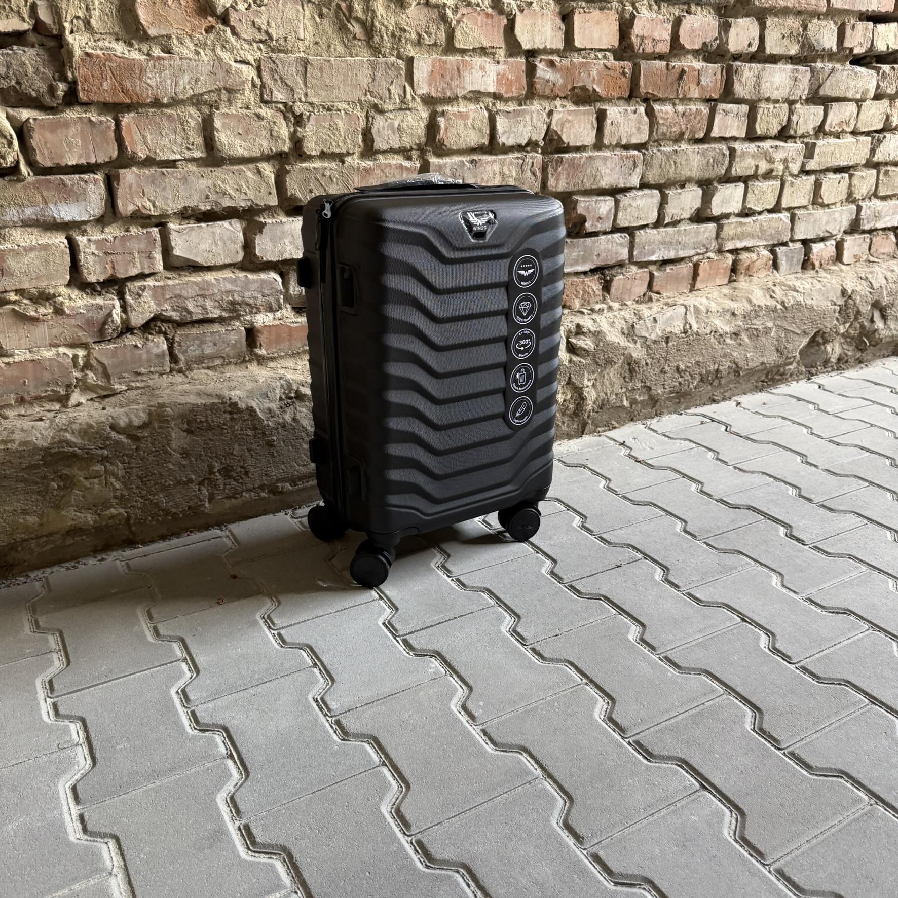 Чемодан Wings PEA01 дорожный S Черный (26557480) - фото 3 Чемодан Wings PEA01 дорожный S Черный (26557480) - фото 3