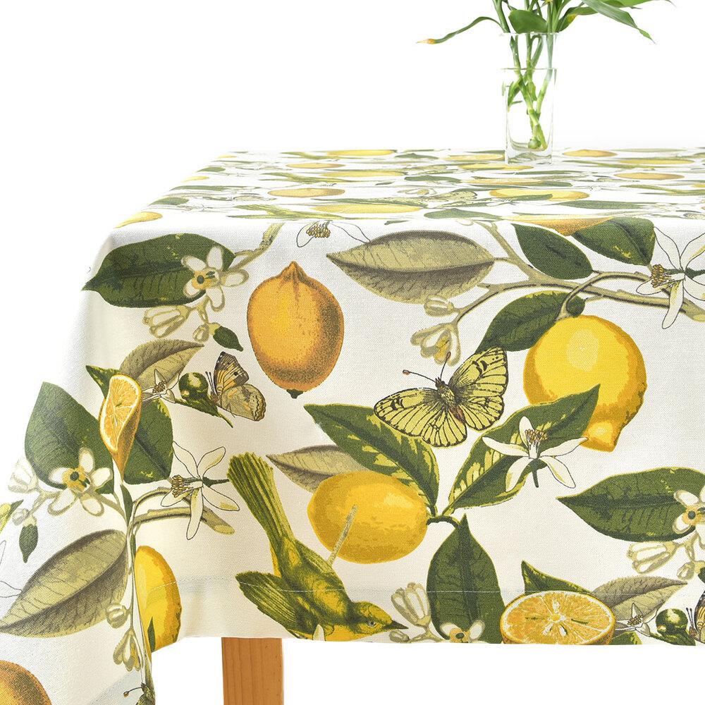 Скатертина IDEIA Прем'єр Лимони з водовідштовхувальним просоченням 140x170 см (2096409936)