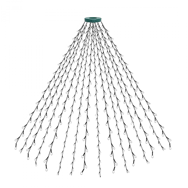 Гирлянда умная на елку с управлением со смартфона 200 LED 2 м Разноцветный (3752)