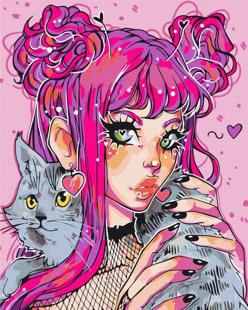 Картина по номерам Brushme Кошачий взгляд 40x50 см (BS53522)