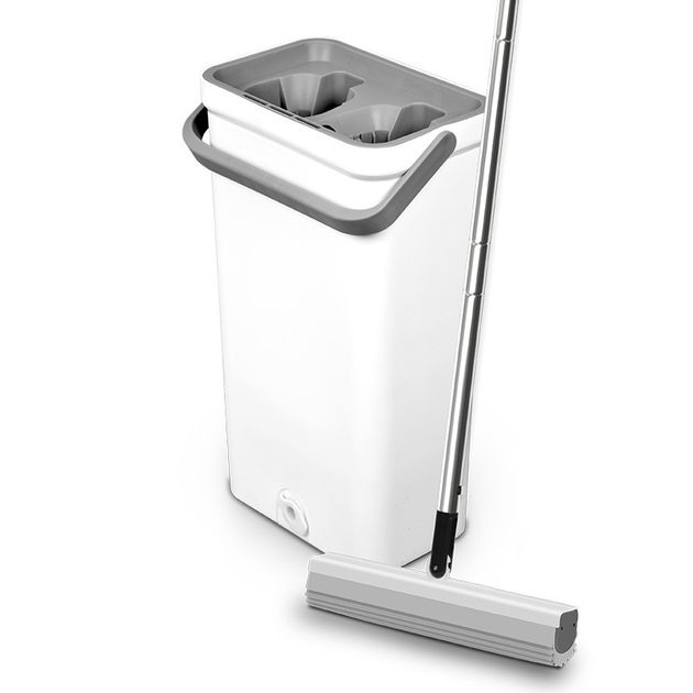 Швабра с ведром и автоматическим отжимом с насадкой моп и поворотным механизмом 7 л (MD-01) Швабра с ведром и автоматическим отжимом с насадкой моп и поворотным механизмом 7 л (MD-01)