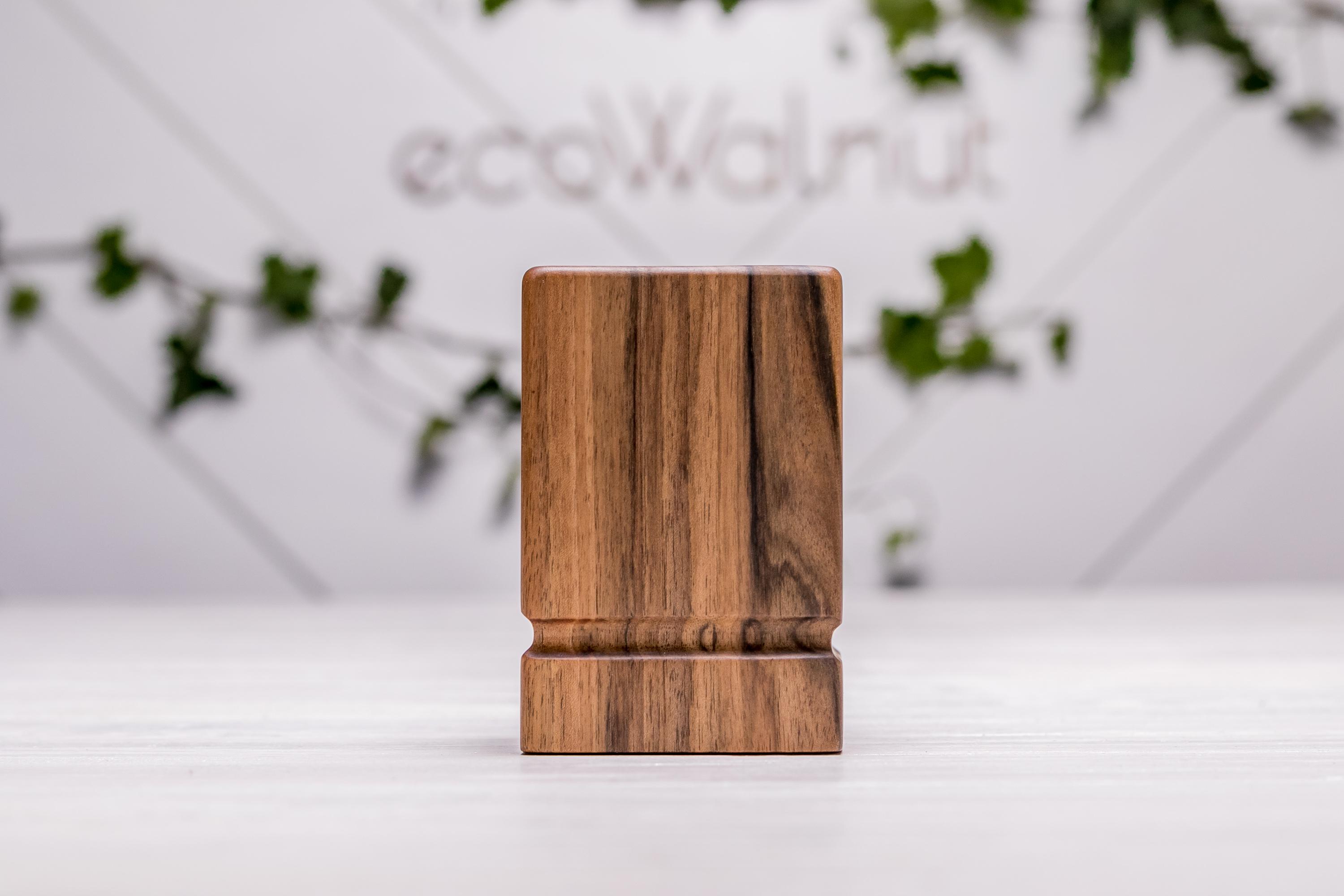 Підставка-органайзер EcoWalnut для олівців та ручок з дерева з лого (EW-46) - фото 10