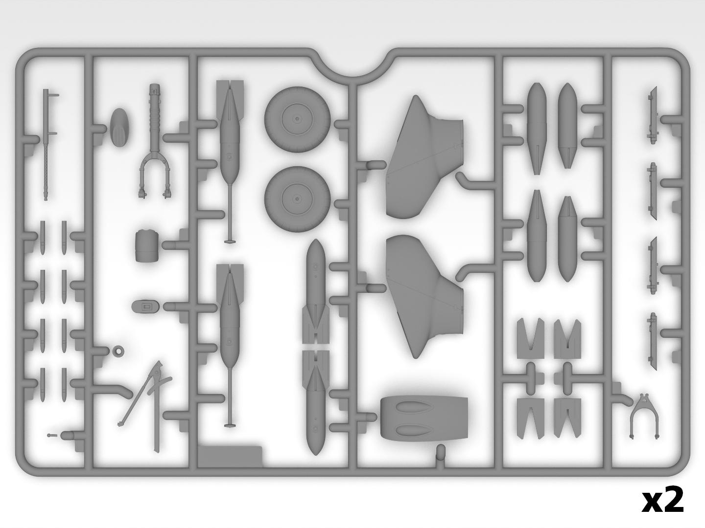 Сборная модель ICM Hs 123A-1 позднего выпуска Немецкий штурмовик 2 СВ (32015) - фото 17 Сборная модель ICM Hs 123A-1 позднего выпуска Немецкий штурмовик 2 СВ (32015) - фото 17