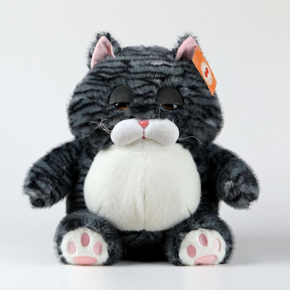 Мягкая игрушка детская Кот Гарфилд из искусственного меха 40 см Черный (33555039)