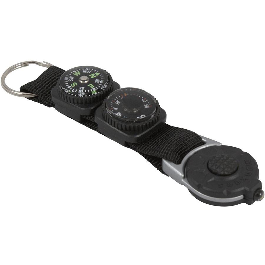 Брелок-фонарик Munkees +1084 Multipurpose Key Fob Grey
