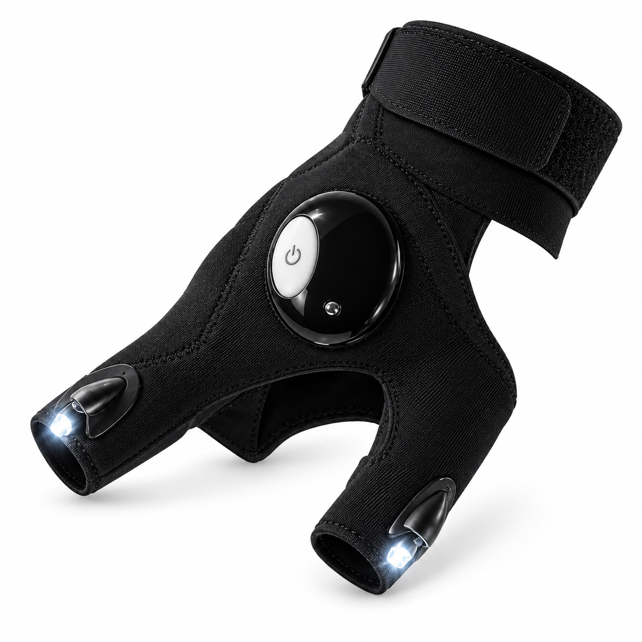Перчатка-фонарь GLOVE LITE со светодиодами на пальцах Черный (64817) Перчатка-фонарь GLOVE LITE со светодиодами на пальцах Черный (64817)