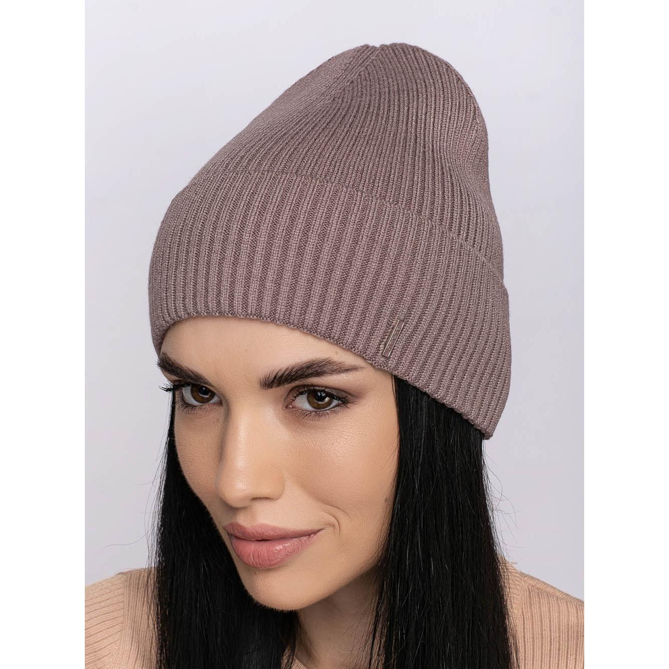 Шапка вискозная женская Leks Квест one size Капучино