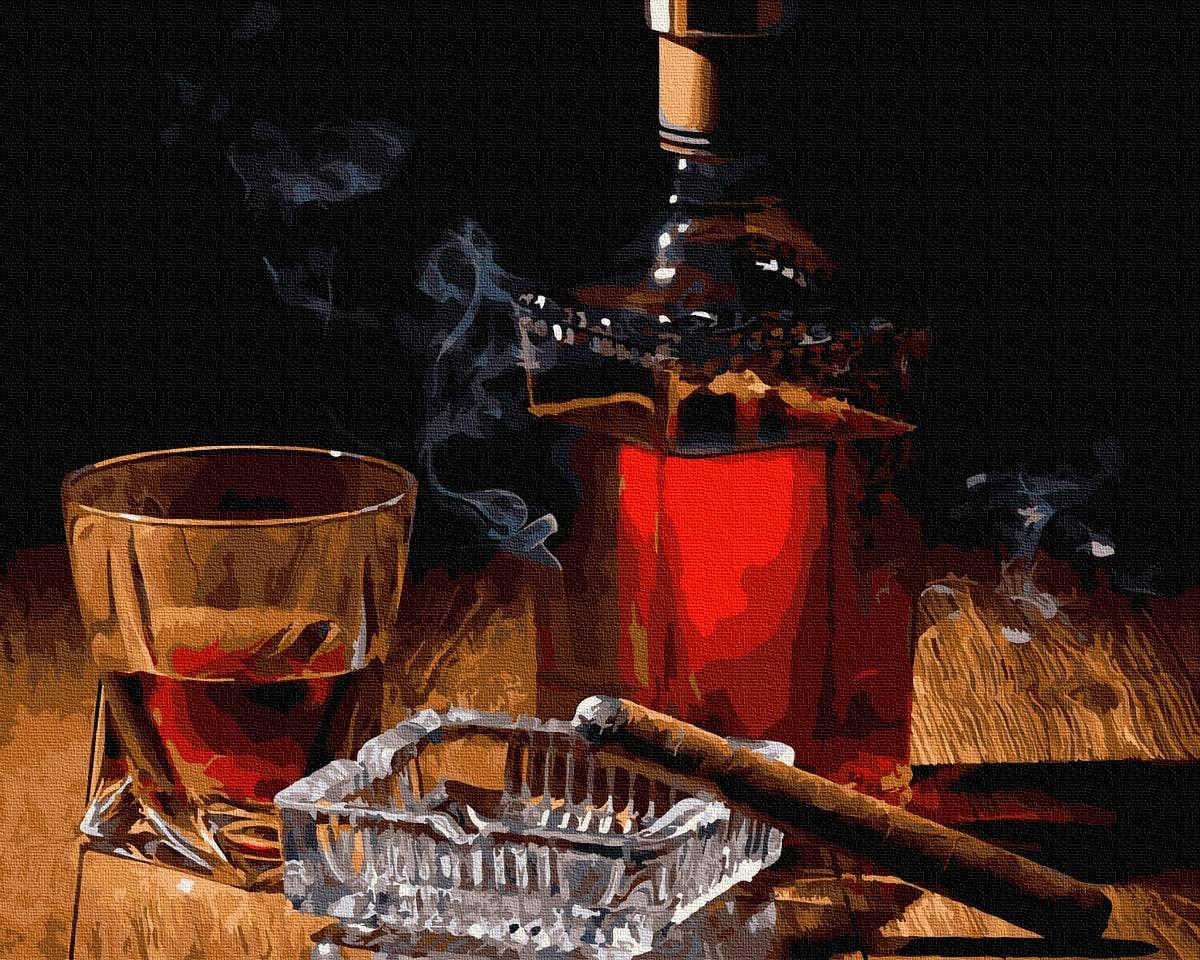 Картина по номерам Brushme GX22371 Виски для мужского вечера 40x50 см (1418833579) Картина по номерам Brushme GX22371 Виски для мужского вечера 40x50 см (1418833579)