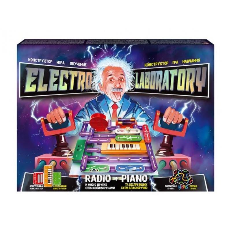 Конструктор електронний Danko Toys Electro Laboratory Radio/Piano (ELab-01-03) Конструктор електронний Danko Toys Electro Laboratory Radio/Piano (ELab-01-03)