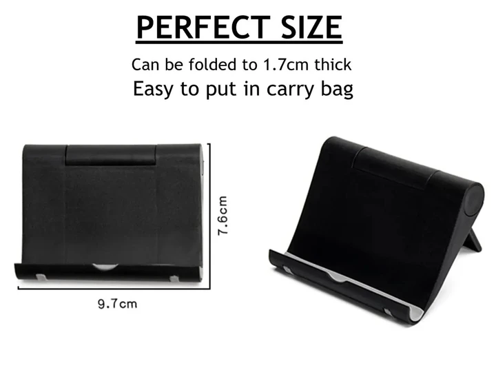 Подставка для телефона и планшета с регулировкой наклона Mobile phone holder Черный (5961) - фото 5 Подставка для телефона и планшета с регулировкой наклона Mobile phone holder Черный (5961) - фото 5