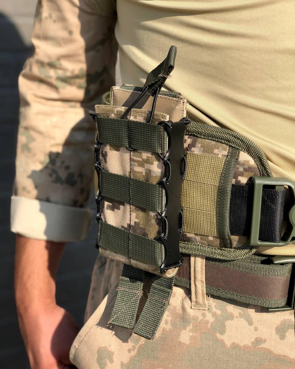 Підсумок для магазину АК на системі Molle жорсткий каркас Піксель (PP-4)