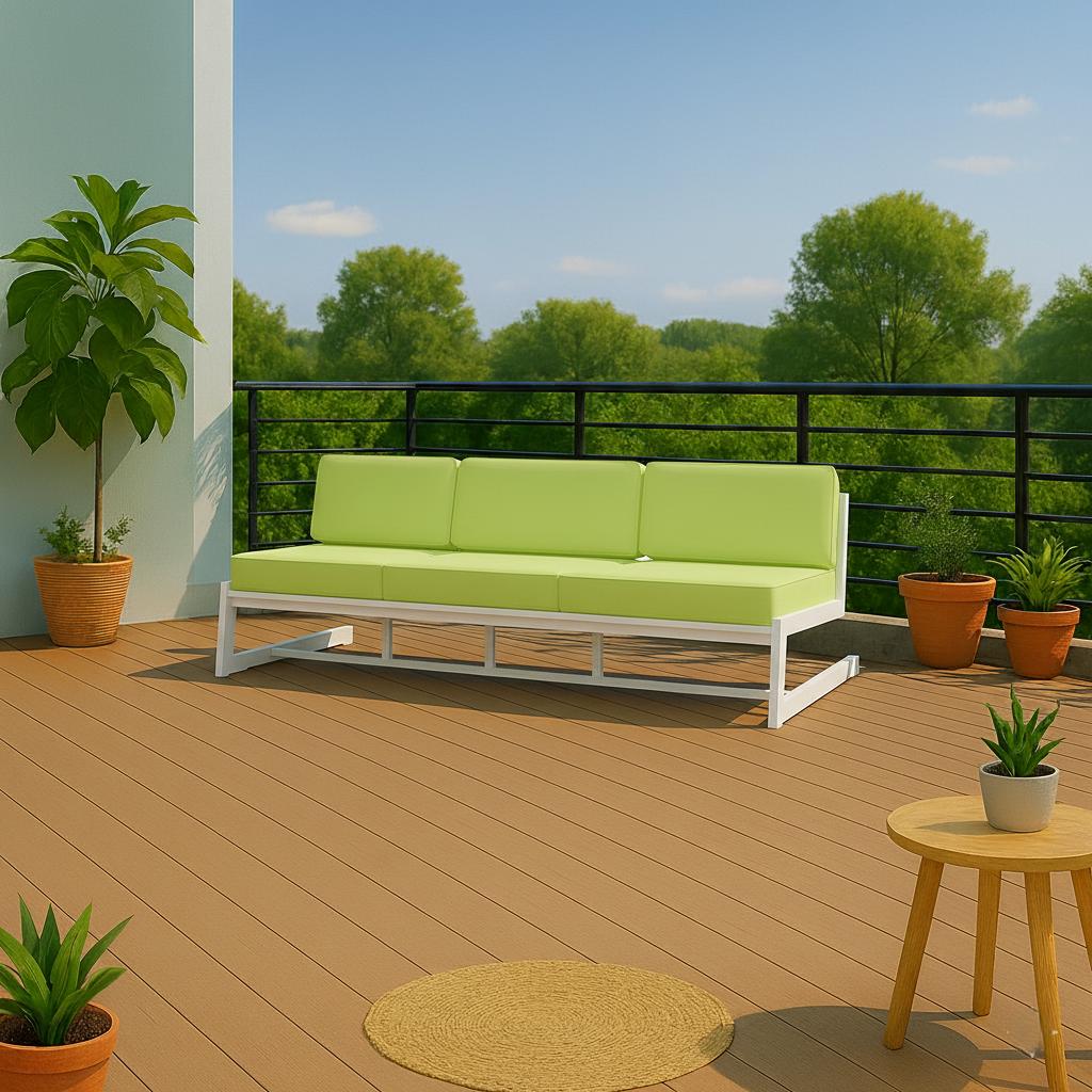 Диван металевий AVVS tech Атлас лофт велюр 246 см Салатовий/Білий (30222885) - фото 4 Диван металевий AVVS tech Атлас лофт велюр 246 см Салатовий/Білий (30222885) - фото 4