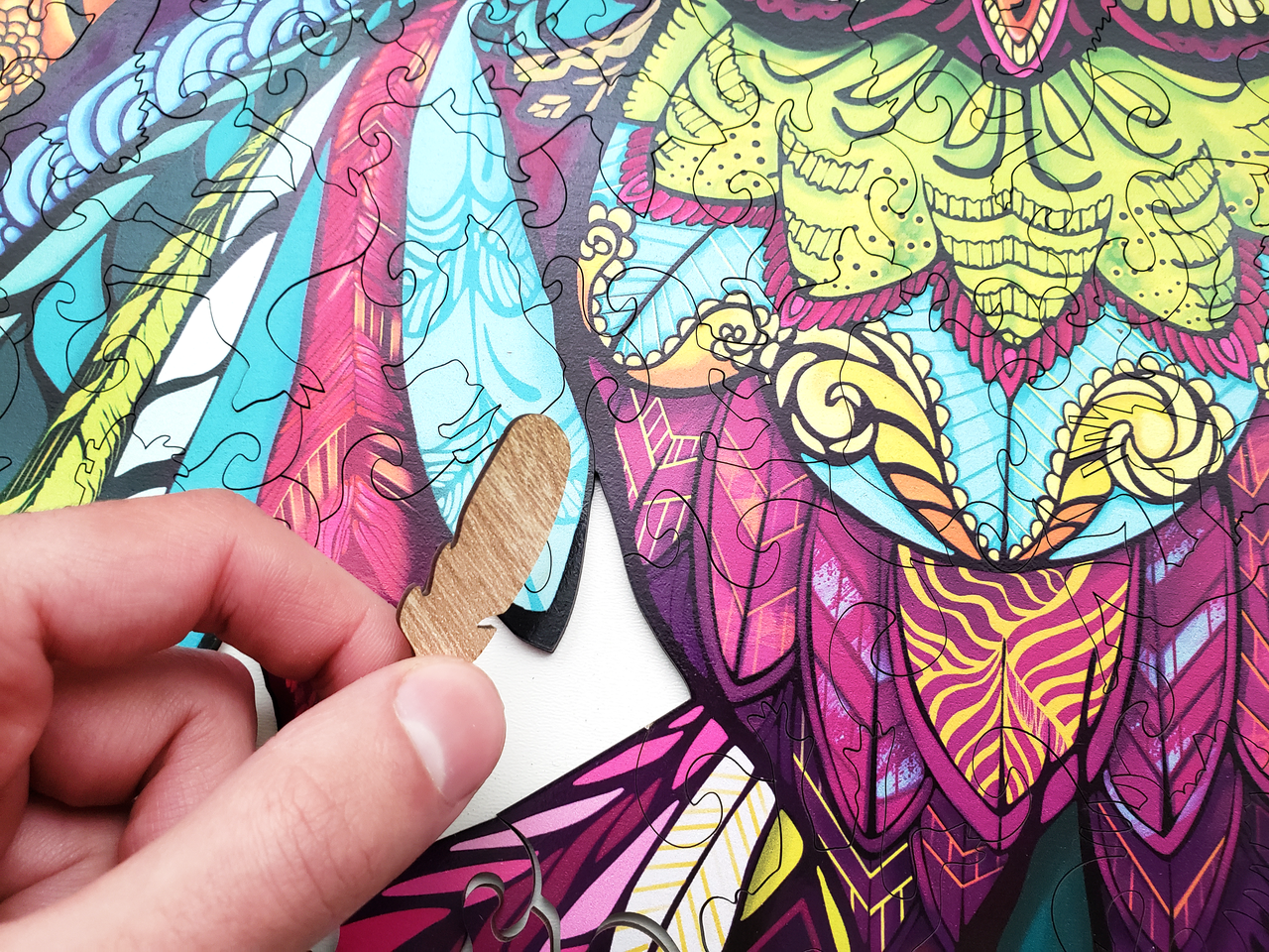 Пазл деревянный Сова элементы в форме животных 67,7х47,5 см 227 шт. (1685925209) - фото 9 Пазл деревянный Сова элементы в форме животных 67,7х47,5 см 227 шт. (1685925209) - фото 9