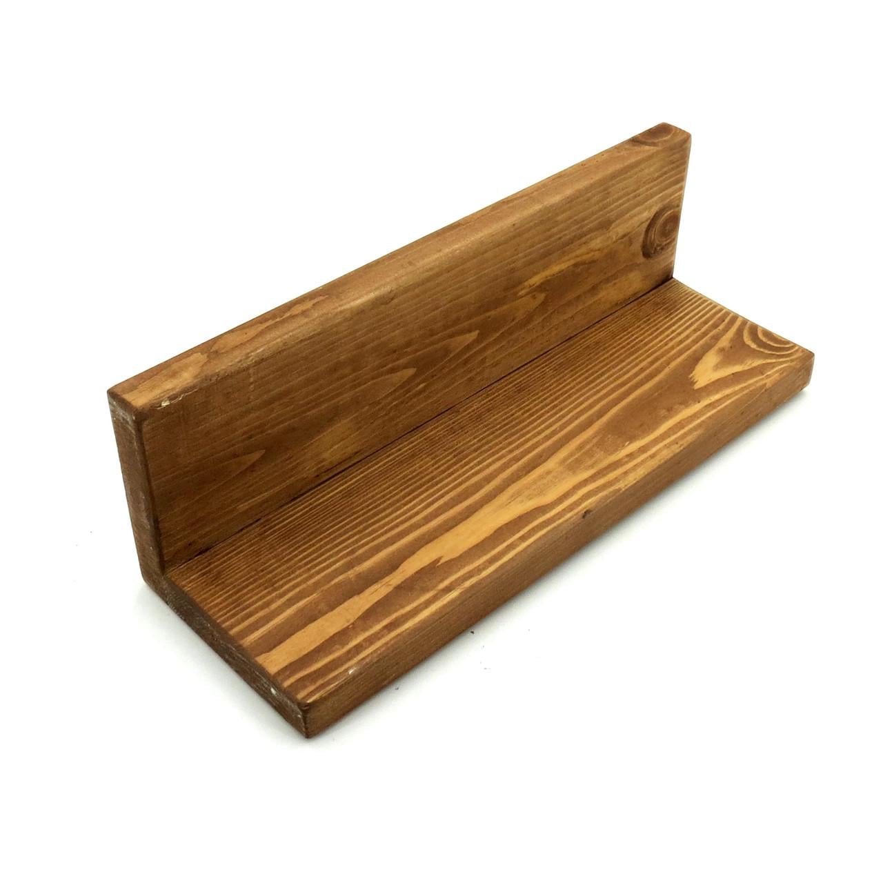 Полка настенная из дерева Палас 35 см Мускат (НСП-358007)