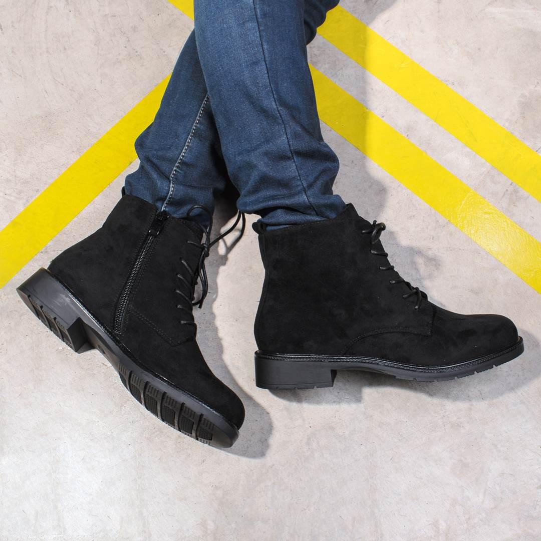 Ботинки женские на шнуровке 327228 р. 37 24 см