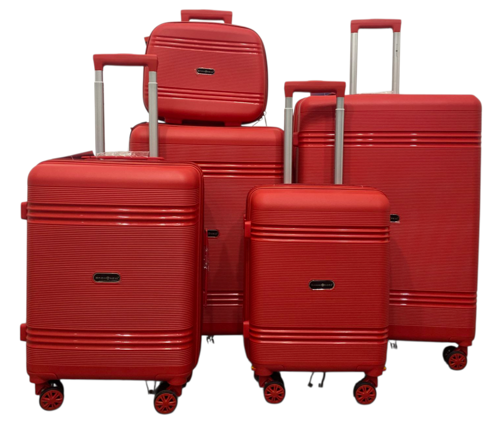 Комплект чемоданов Snowball 21204 Красный (31706534)