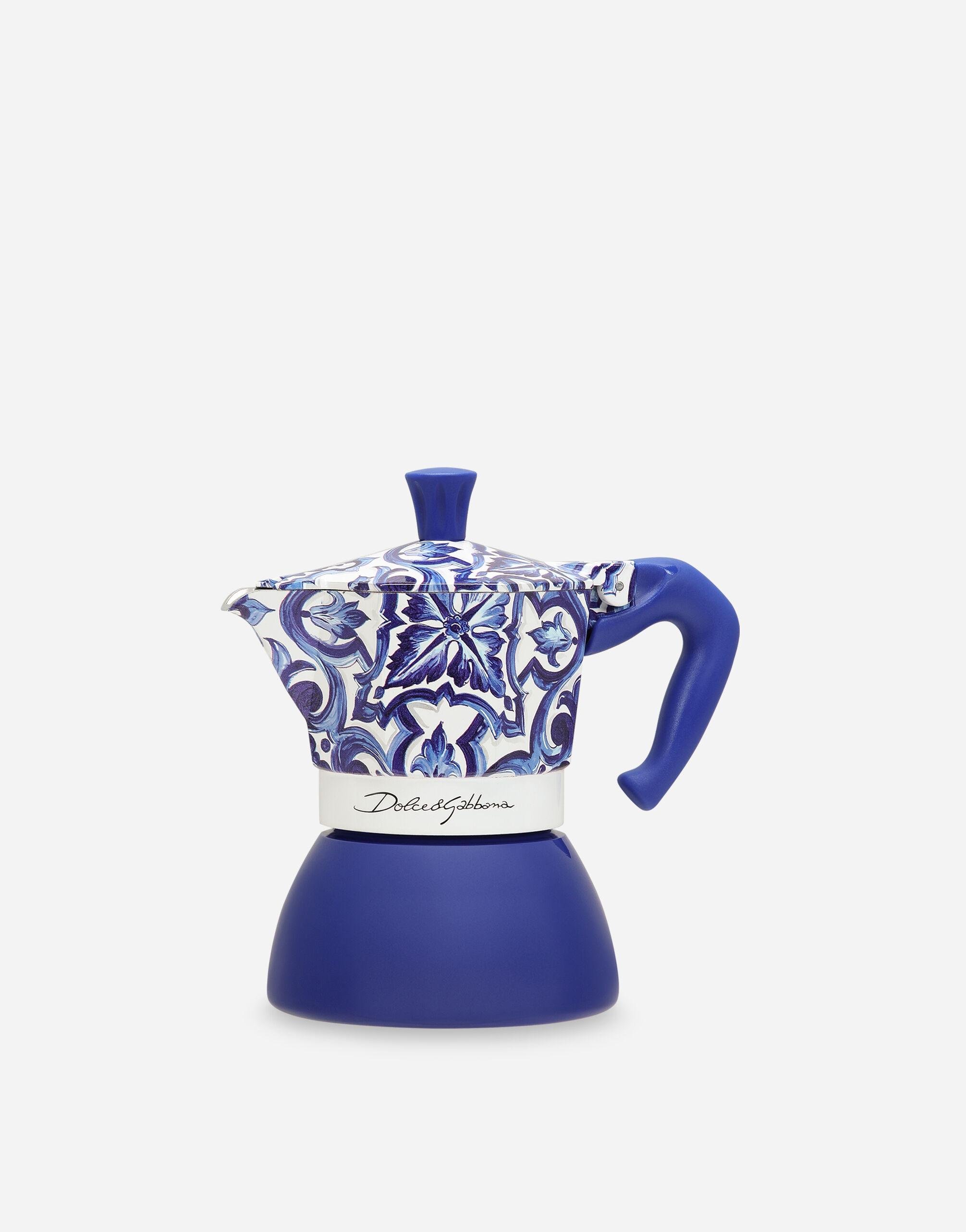 Гейзерная кофеварка Bialetti Dolce&Gabbana Mediterraneo MOKA INDUCTION 4 CUPS Blue (0005356) Гейзерная кофеварка Bialetti Dolce&Gabbana Mediterraneo MOKA INDUCTION 4 CUPS Blue (0005356)