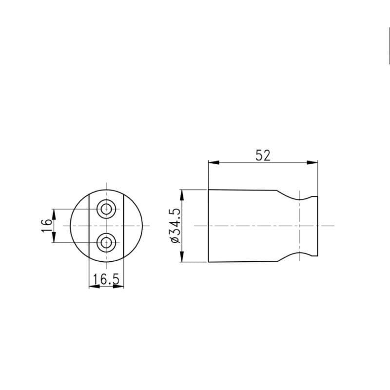 Кронштейн для ручного душа Q-tap A030 CRM (VD00035715) - фото 2