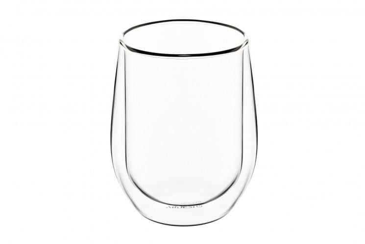 Набір чашок Ardesto з подвійними стінками боросилікатне скло 2х250 мл (AR2625BR)