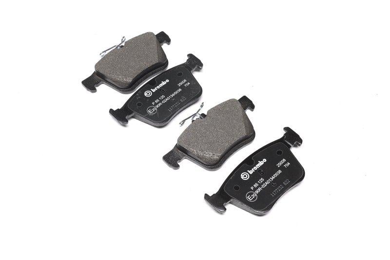Тормозные колодки дисковые BREMBO для Volkswagen Golf 7 2.0 2013 Audi A3 2012 задние (P85125)