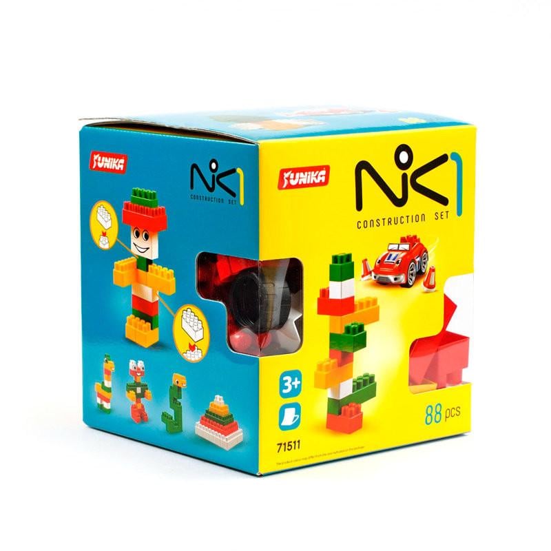 Конструктор дитячий NIK-1 71511 88 великих деталей (2990362561) Конструктор дитячий NIK-1 71511 88 великих деталей (2990362561)