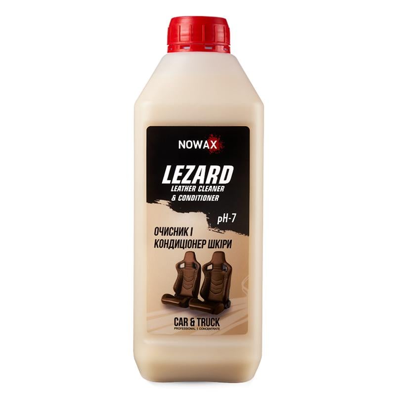 Очиститель и кондиционер кожи Nowax Lezard готовий розчин, 1л