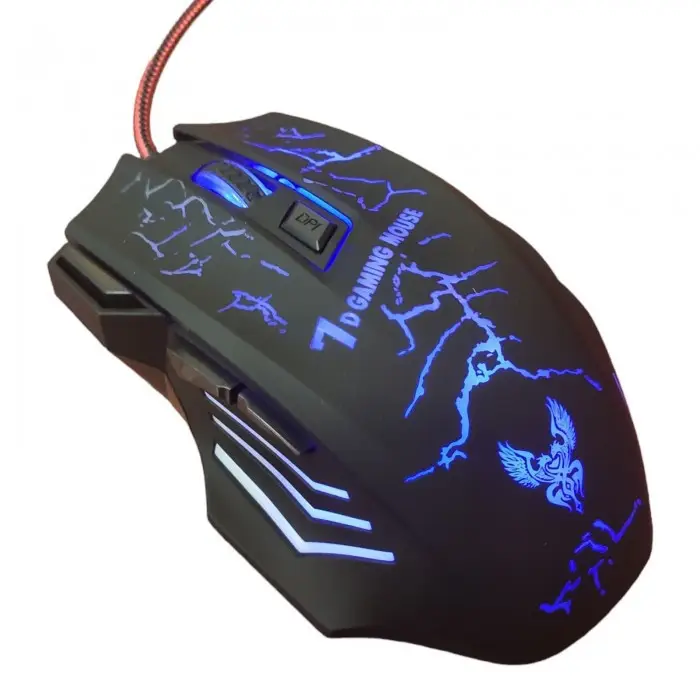 Мышь игровая USB проводная RGB-подсветка Gaming mouse X7 (24345725) - фото 8