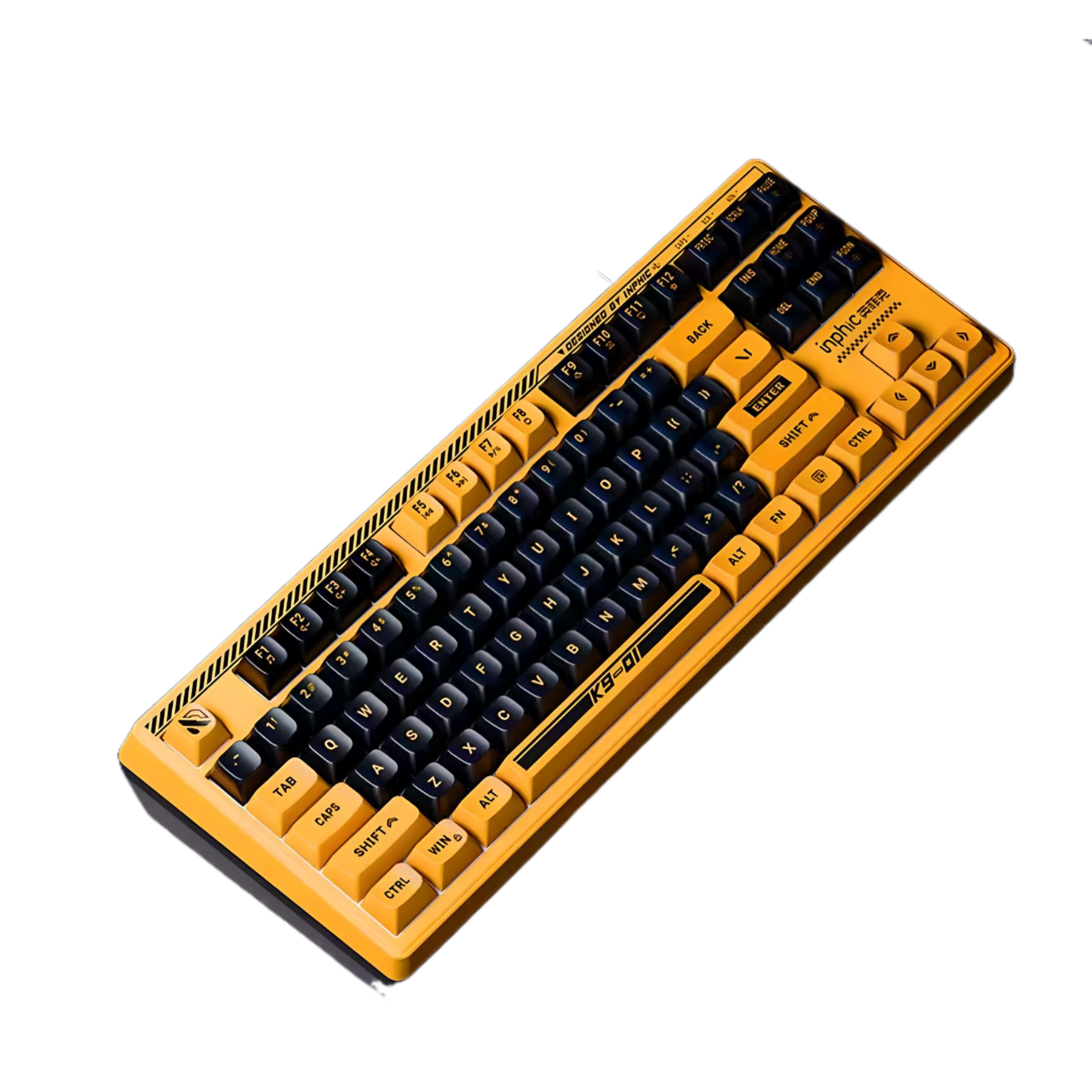 Клавиатура проводная INPHIC K901 с RGB подсветкой USB-TypeC Черно-желтый (2048104552) Клавиатура проводная INPHIC K901 с RGB подсветкой USB-TypeC Черно-желтый (2048104552)