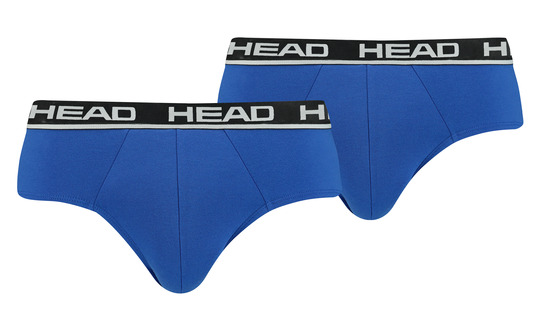 Tрусы-слипы Head BOXER BRIEF 2P Черный/Голубой M (100001753-001 M)