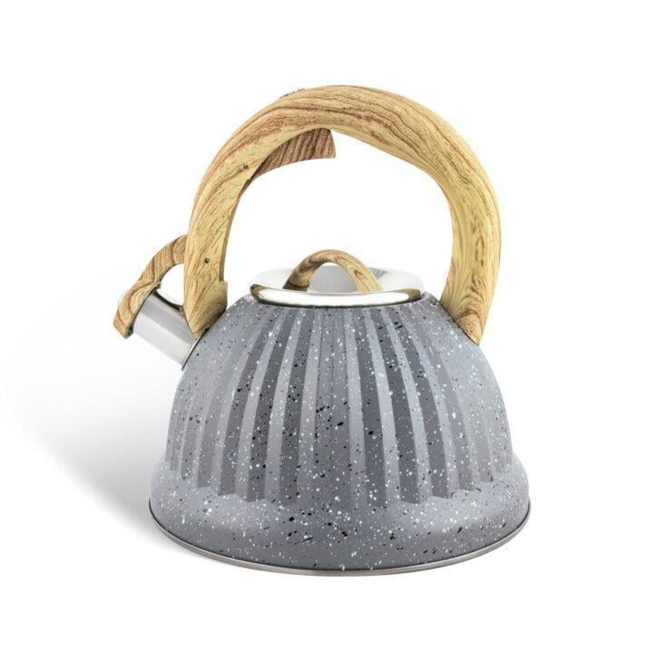 Чайник со свистком Edenberg EB-8810 из нержавеющей стали 3 л Серый (57-46-EB-8810-1) - фото 1 Чайник со свистком Edenberg EB-8810 из нержавеющей стали 3 л Серый (57-46-EB-8810-1) - фото 1