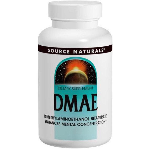 Диметиламіноетанол Source Naturals DMAE 351 мг 100 Caps