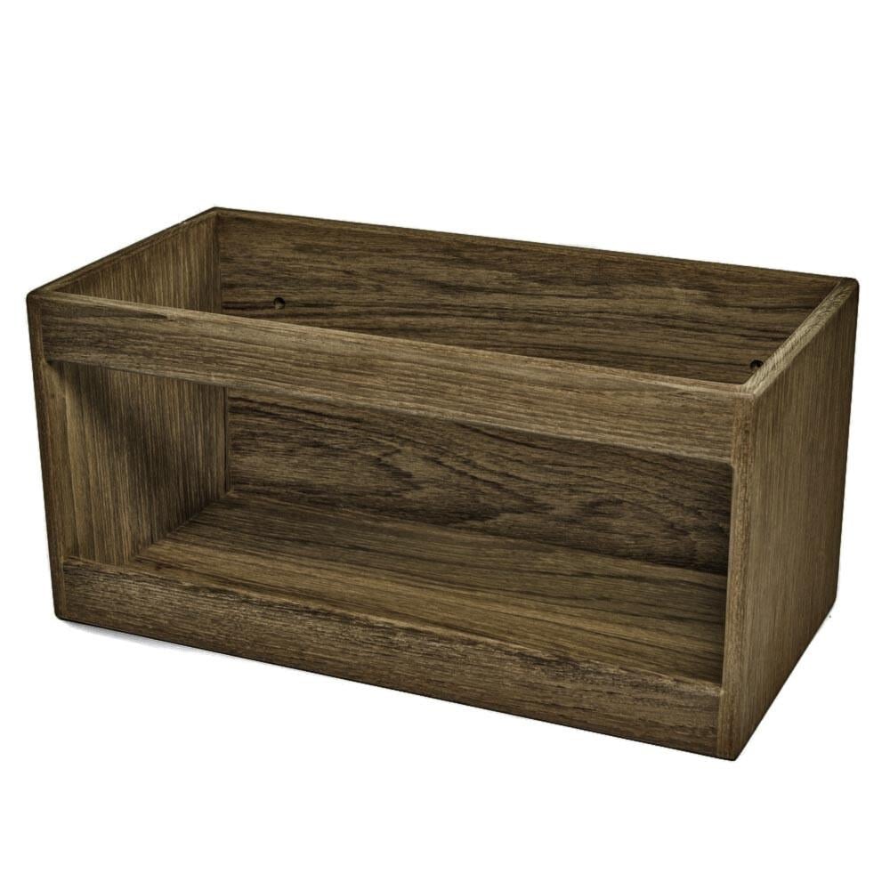 Полка книжная настольная из дерева Брео Палисандр (КПА-008102)