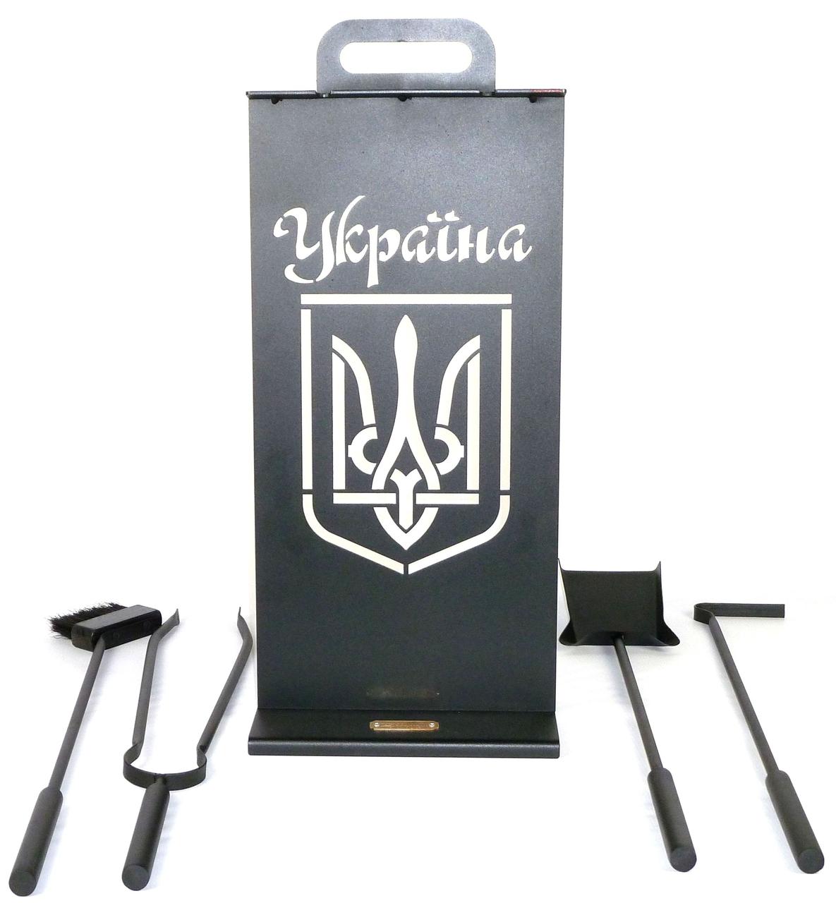 Набор для камина Украина 4 инструмента (692) - фото 5 Набор для камина Украина 4 инструмента (692) - фото 5