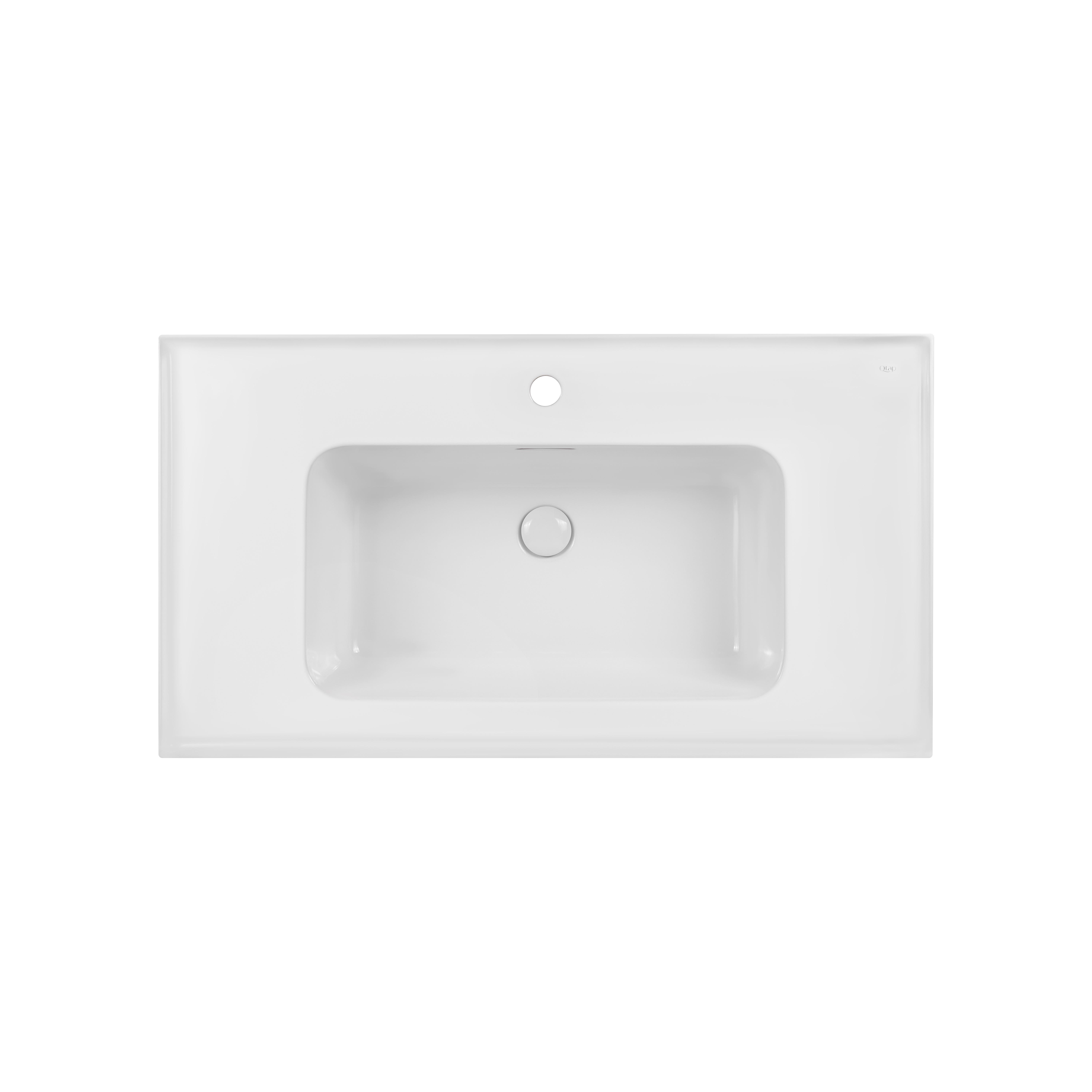 Раковина Qtap Albatross A з донним клапаном 900x500x230 мм White (QT01115090AW)