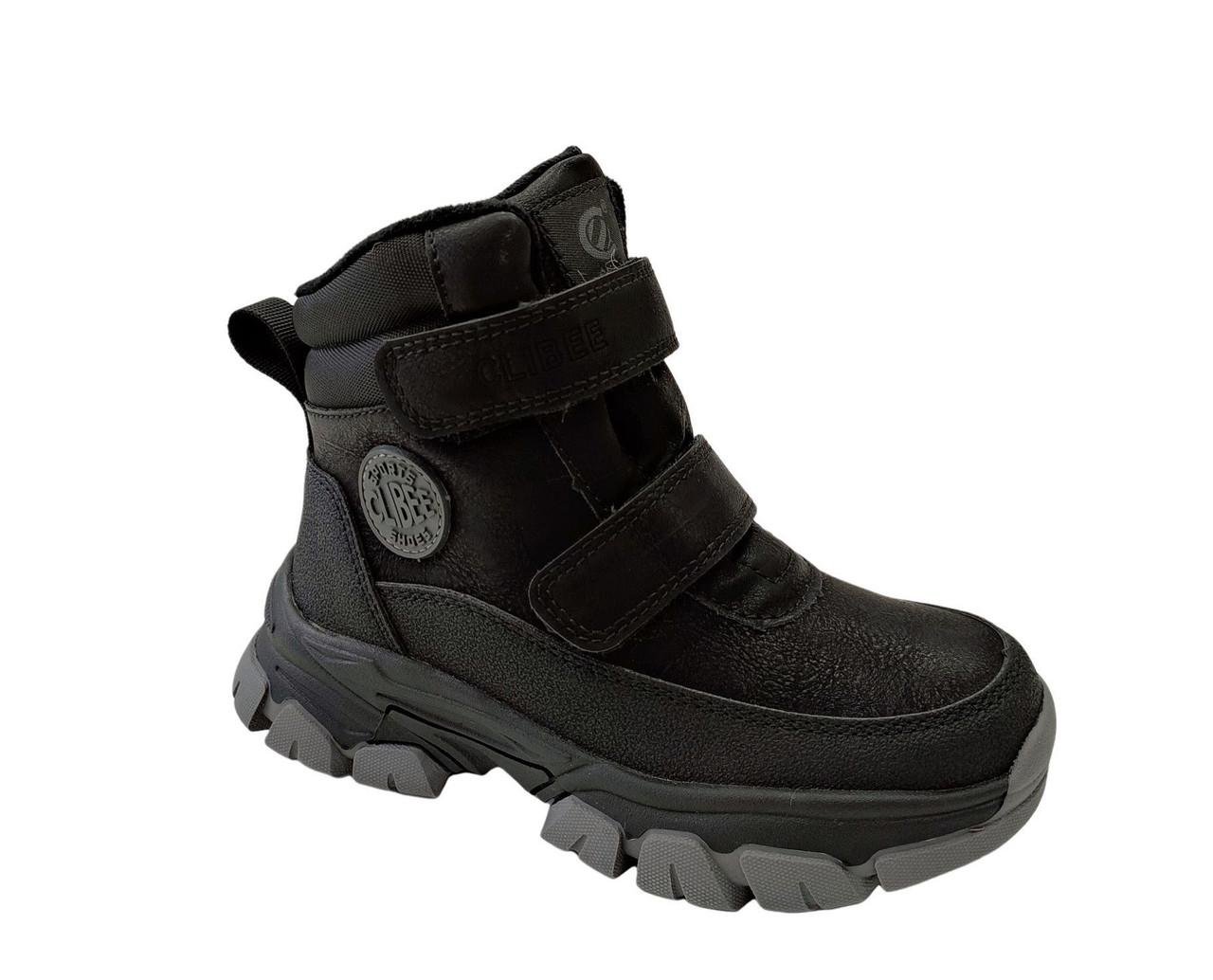 Ботинки зимние для мальчиков Clibee HB39999/26 р. 26 Черный