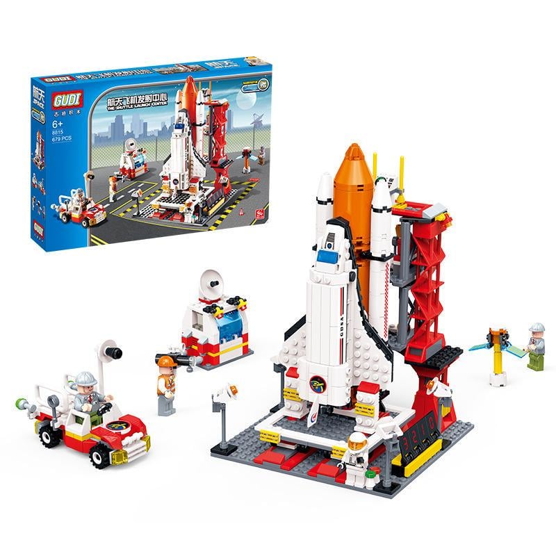 Конструктор дитячий GUDI космічнийшатл та ракета з 679 дет.