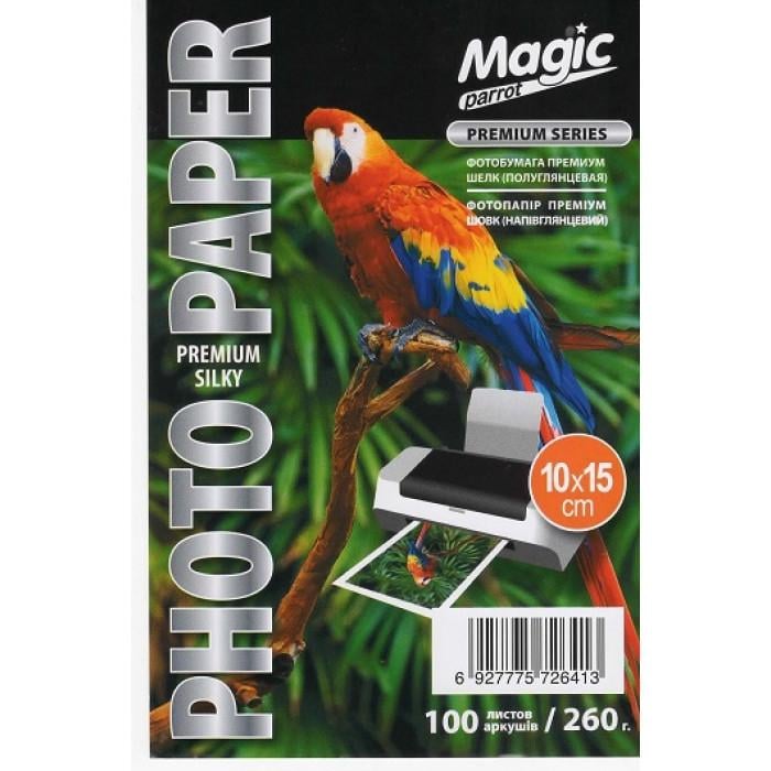 Фотобумага Magic Print Premium Silky полуглянцевый шелк 10х15 см 260 г/м2 100 л. (26454772)