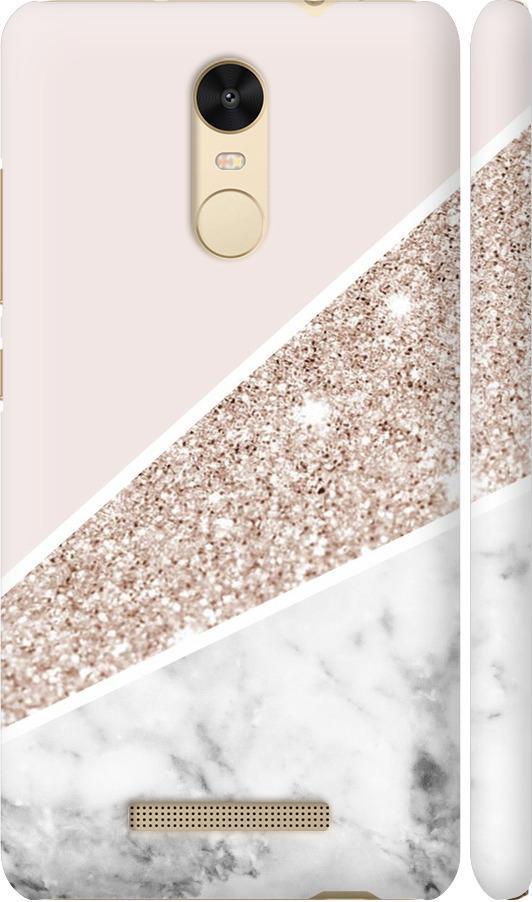 Чехол на Xiaomi Redmi Note 3 pro Пастельный мрамор (4342m-335-42517)