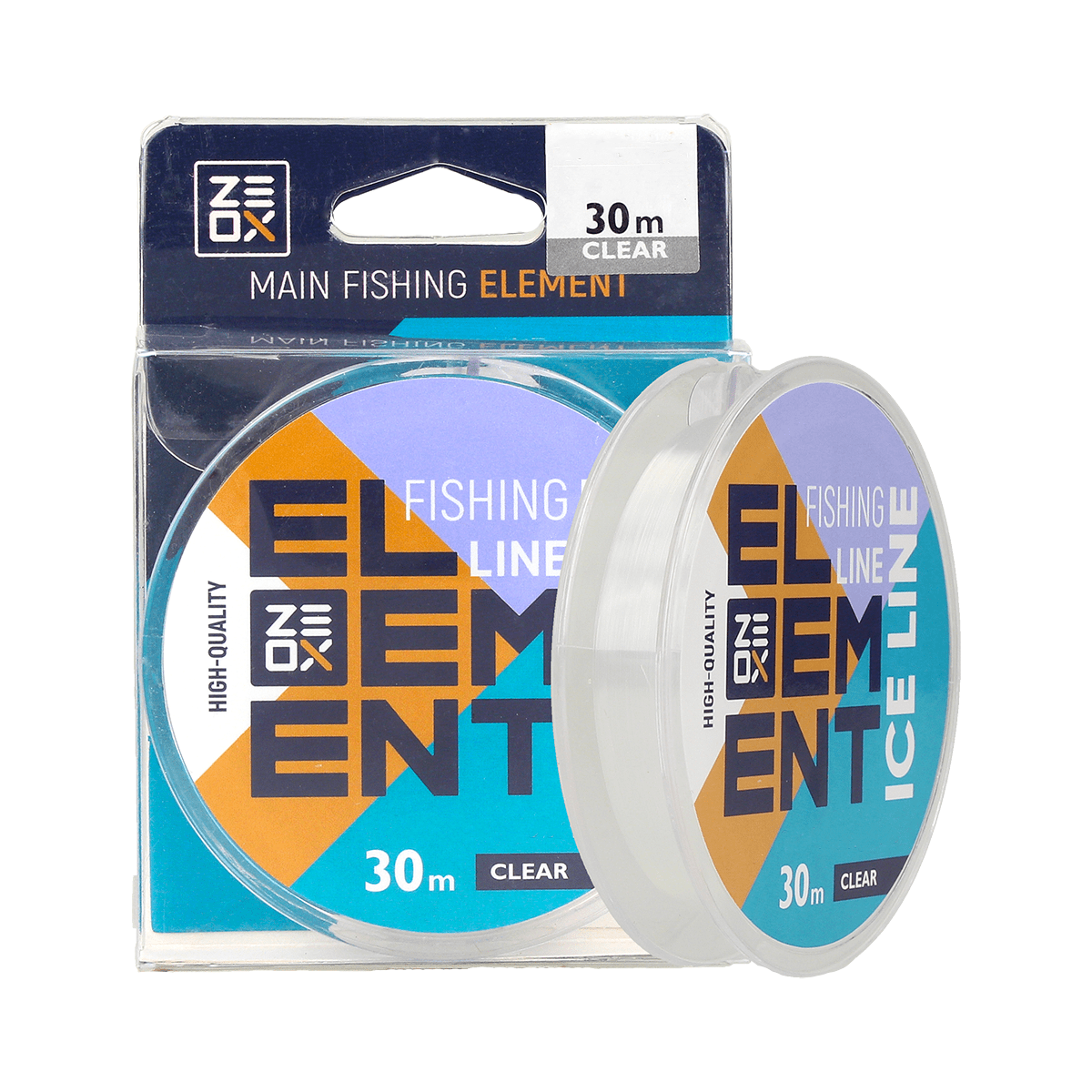Волосінь зимова Zeox Element Ice Line Clear 30 м 0,104 мм 1,9 кг (892)
